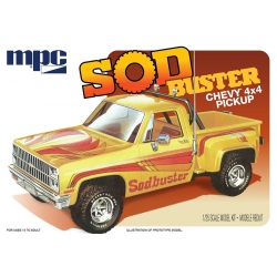 Model Plastikowy - Samochód 1:25 1981 Chevy Stepside Pickup Sod Buster Car - MPC972